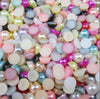 Imitation Pearls Half Round Flatback Resin